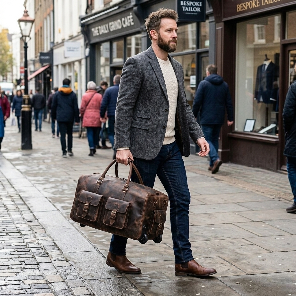 Why a Premium Leather Duffle Bag Belongs in Every Man’s Closet