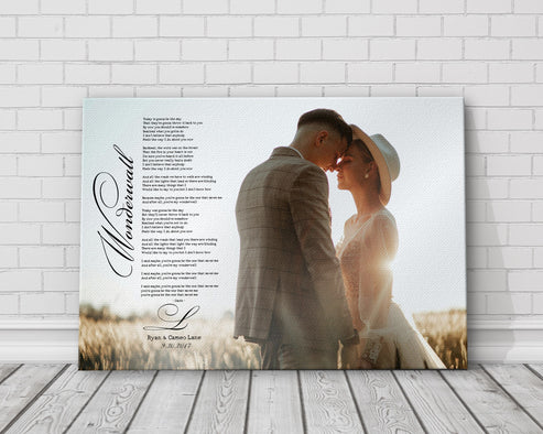personalized canvas wall decor