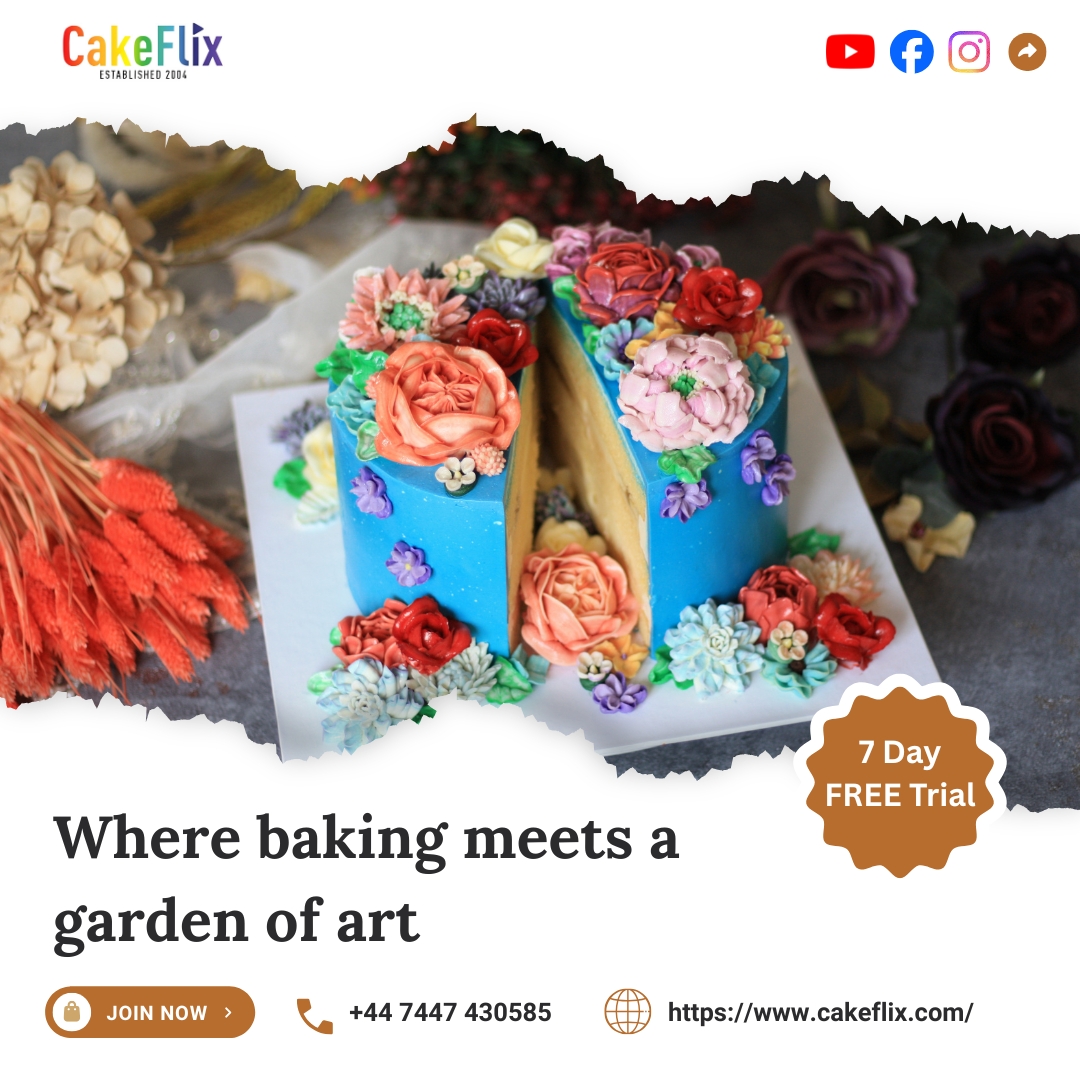 Cake Decoration Tutorial: How to Create a Beautiful Gardening Cake with Edible Flowers