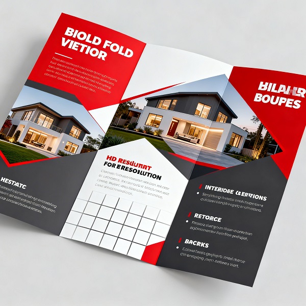 3 fold brochure Printing