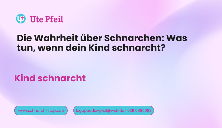 Kind schnarcht