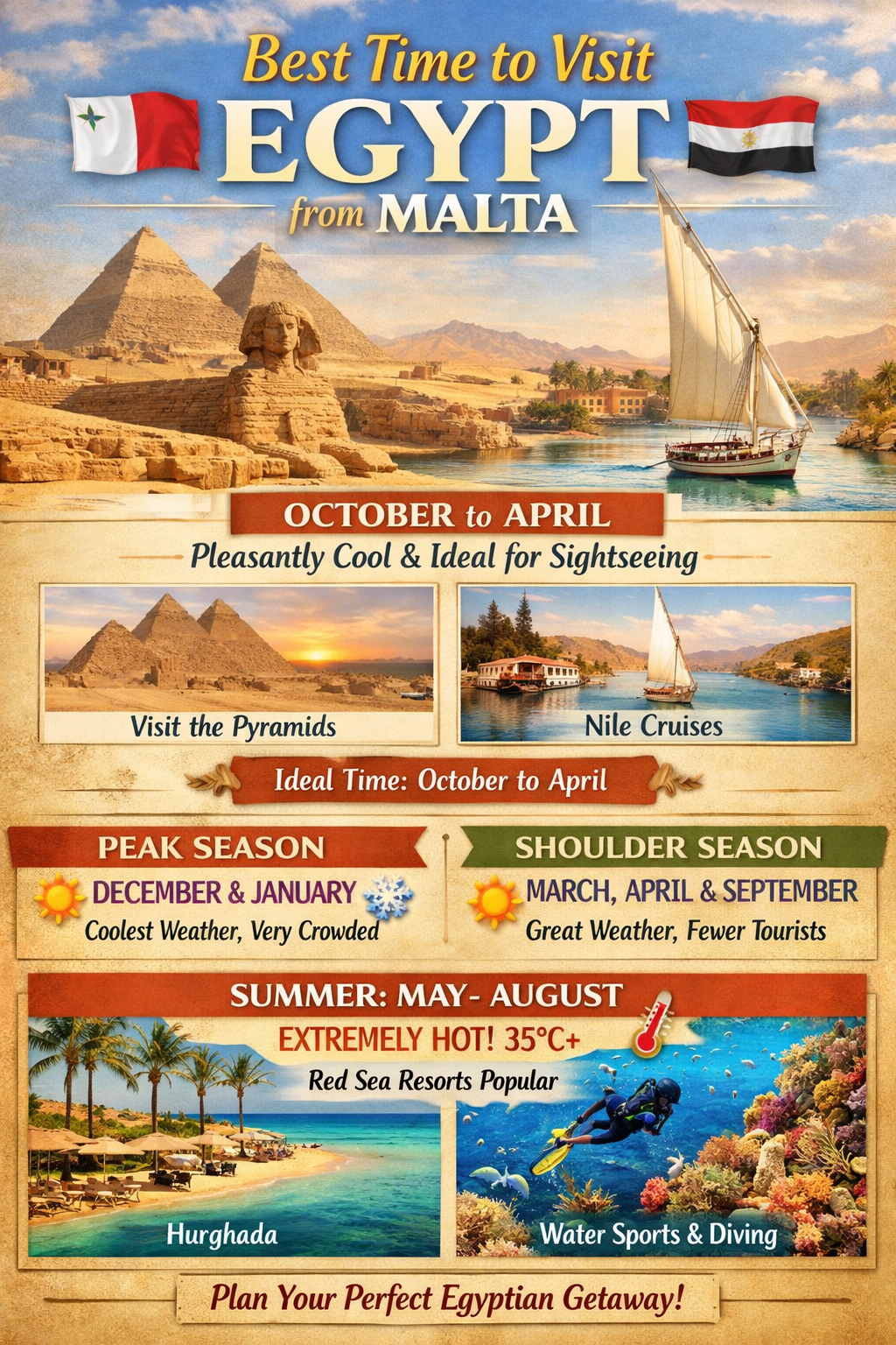 Apply Now and Get Egypt eVisa for Malta Citizens