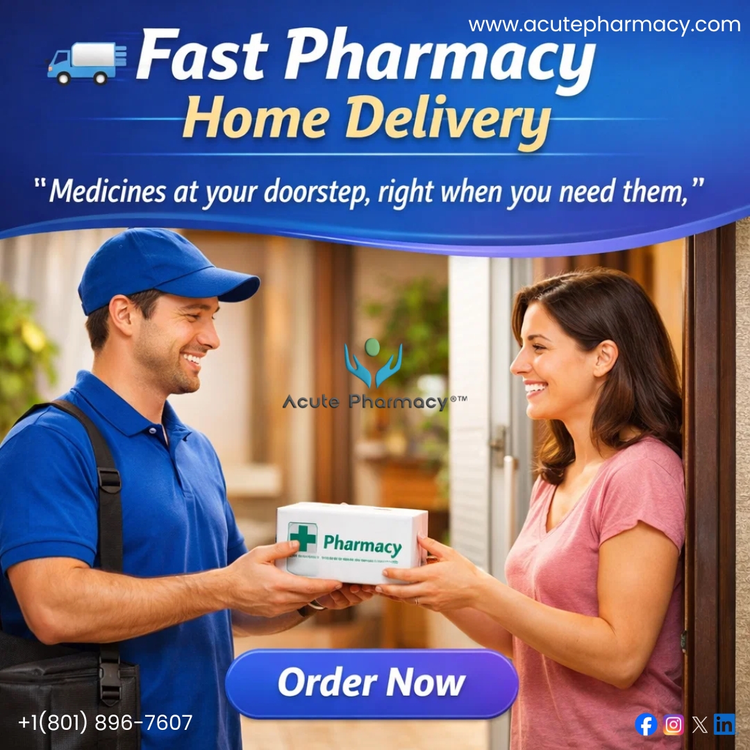 Pharmacy Home Delivery: A Smarter Way to Access Medicines in the USA - Acutepharmacy