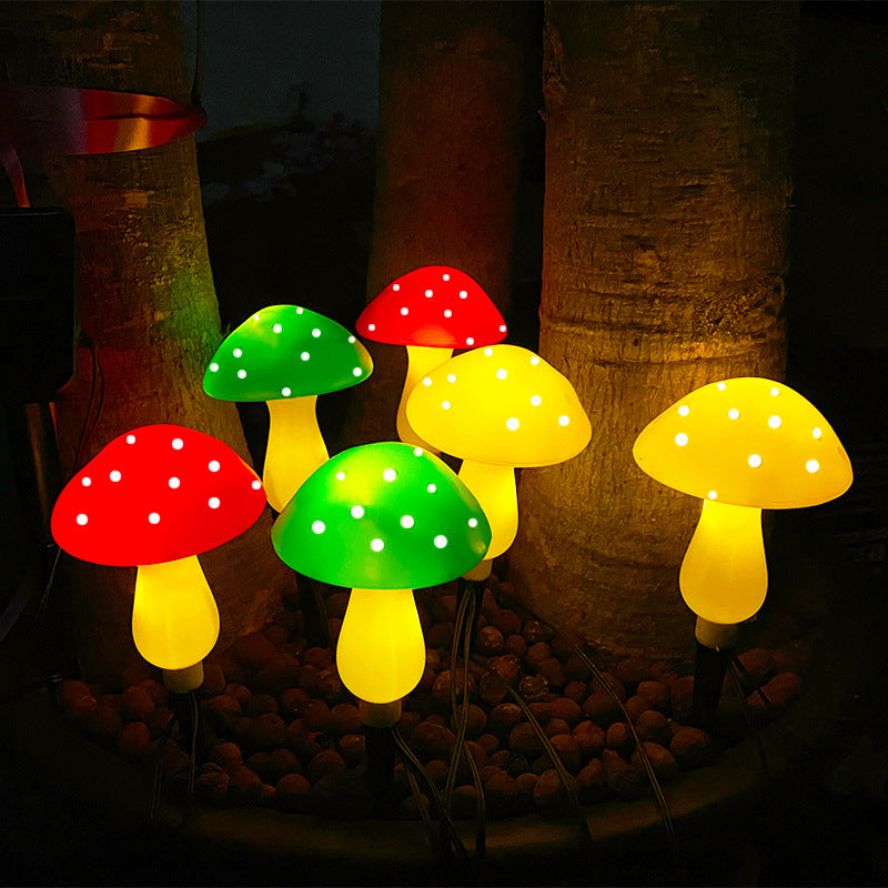Solar Mushroom Lights: Green Solutions to light up the outdoor areas