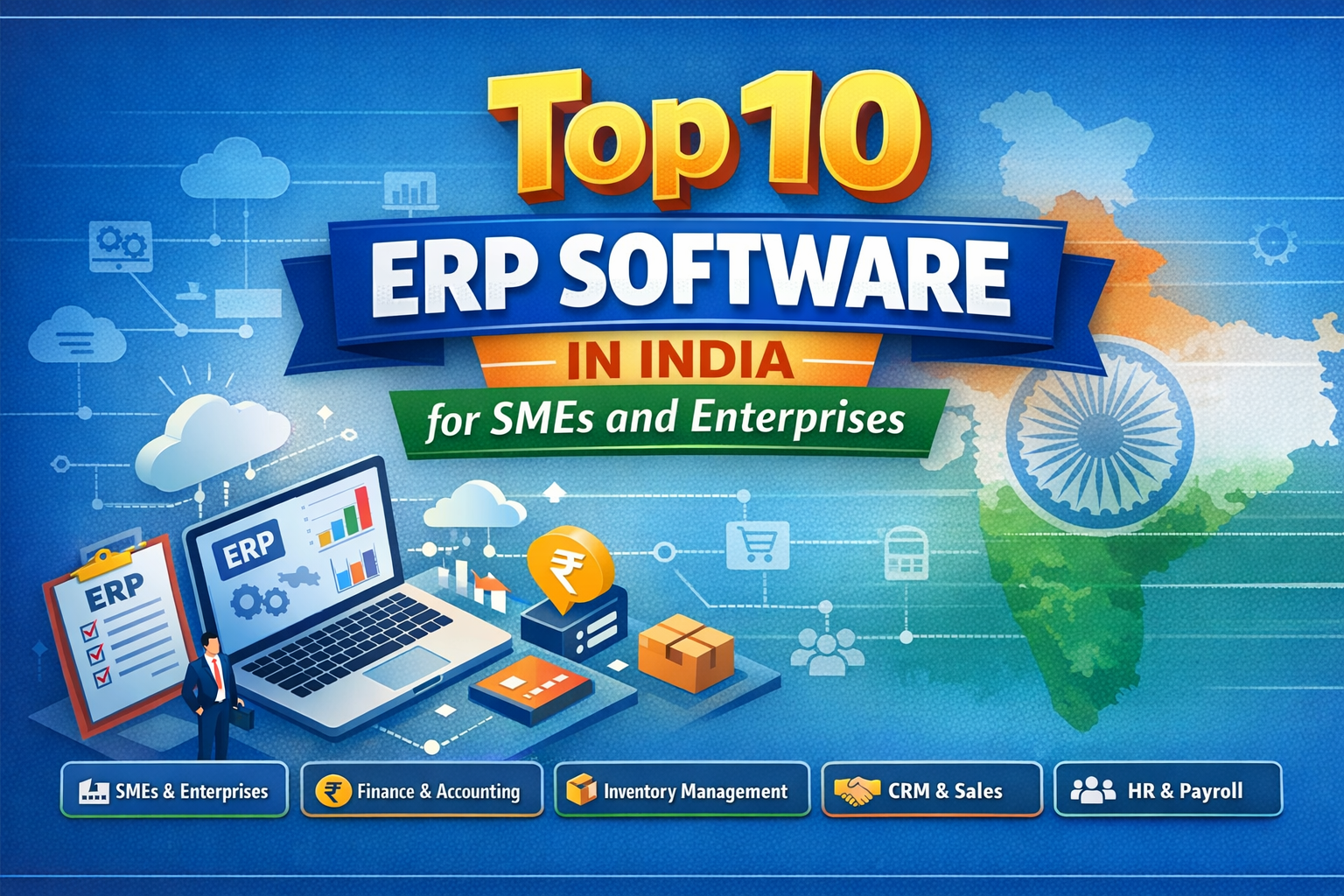 Top 10 ERP Software in India for SMEs and Enterprises
