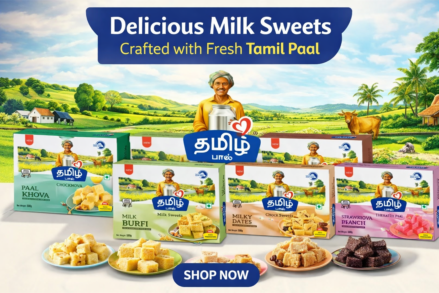 Delicious Milk Sweets