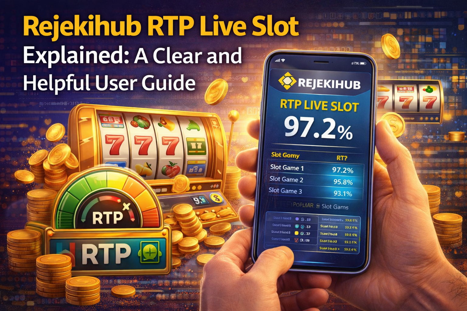 Rejekihub RTP Live Slot Explained: A Clear and Helpful User Guide