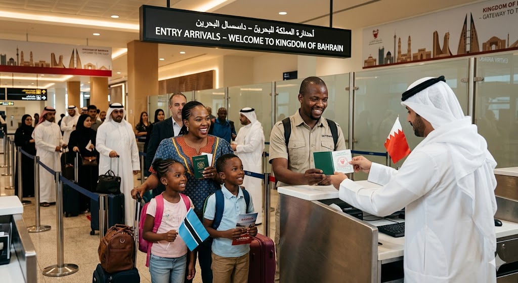Applying for Bahrain eVisa from Botswana Fast and Simple Process