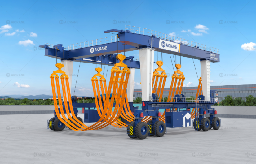 Anti-Corrosion Structural Features for Boat Travel Lifts in Marine Environments