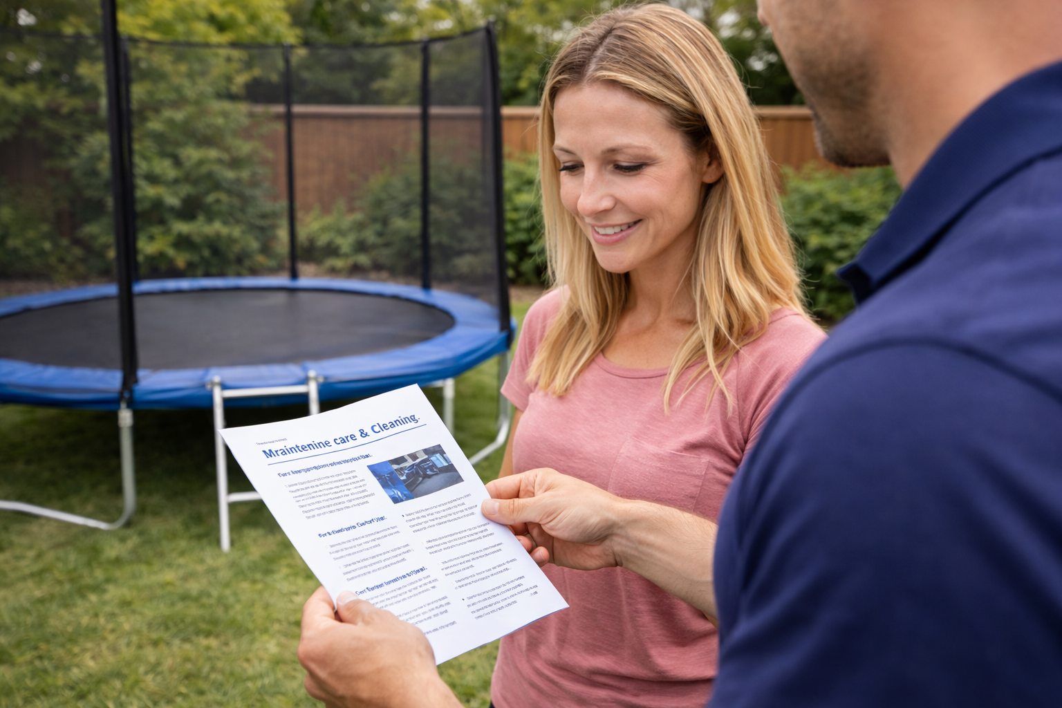Final safety review and tips for trampoline owners.