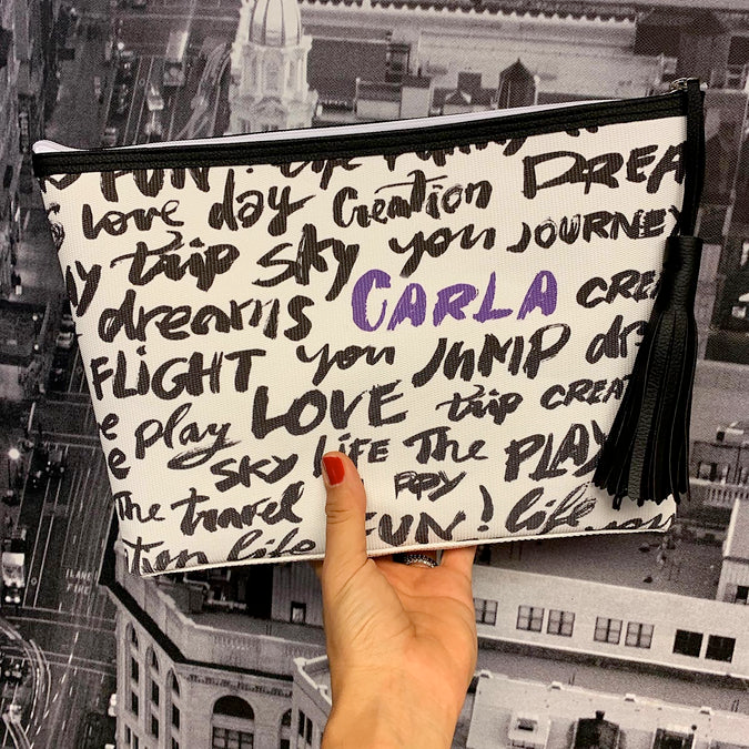 Personalized Words Pouch