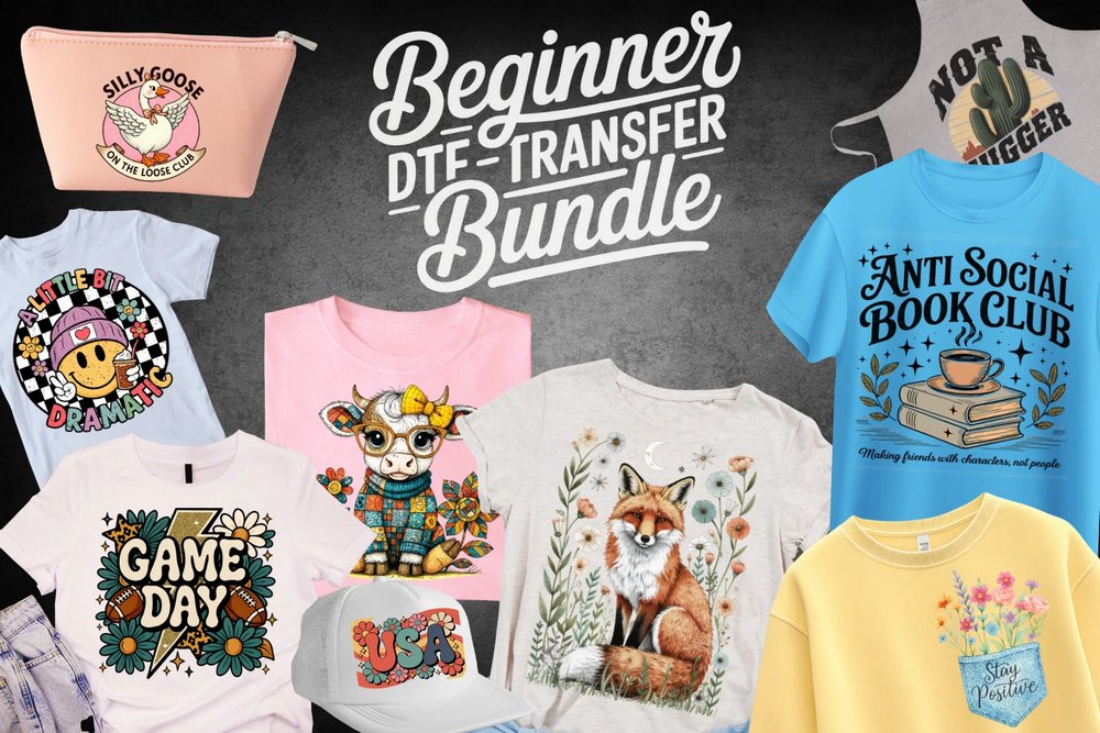 DTF & UV DTF Transfers for T-Shirts & More