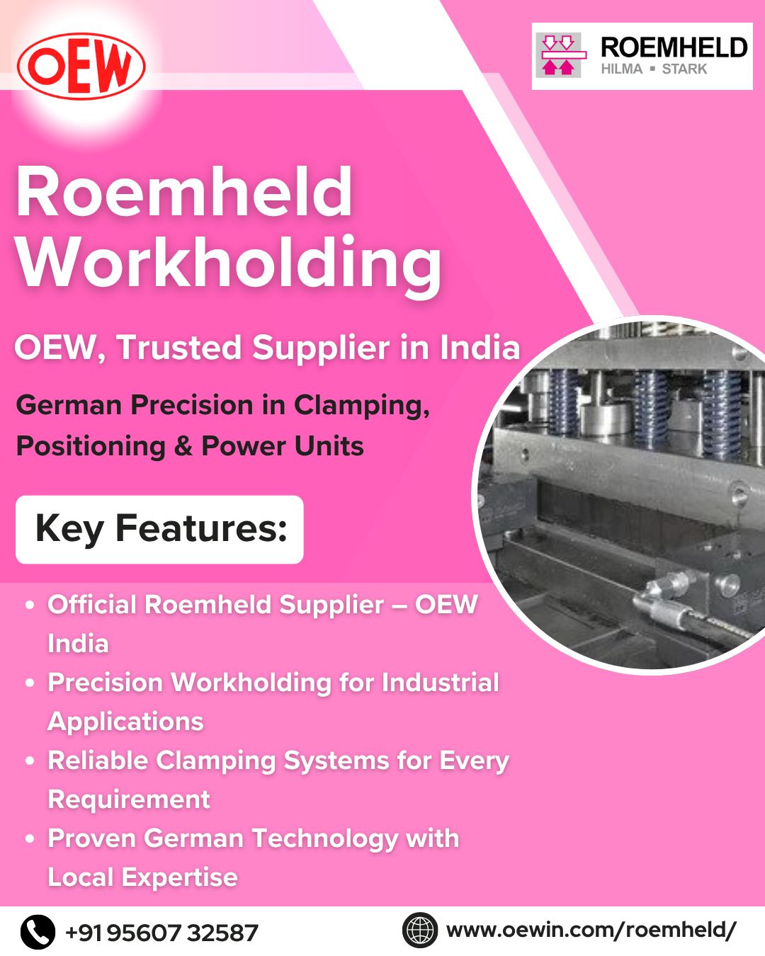 Power Workholding, Quick Die Change & Zero Point Clamping Systems: Transforming Modern Manufacturing with OEW