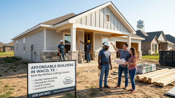 Affordable Builders in Waco, TX – Save Big Without Cutting Corners