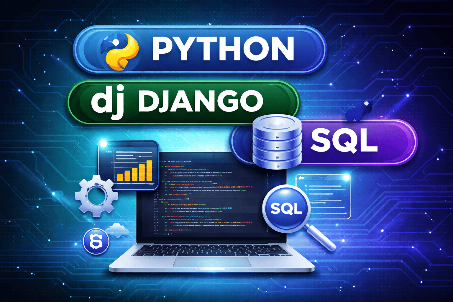 Python Django SQL Full Course in Telugu for Beginners