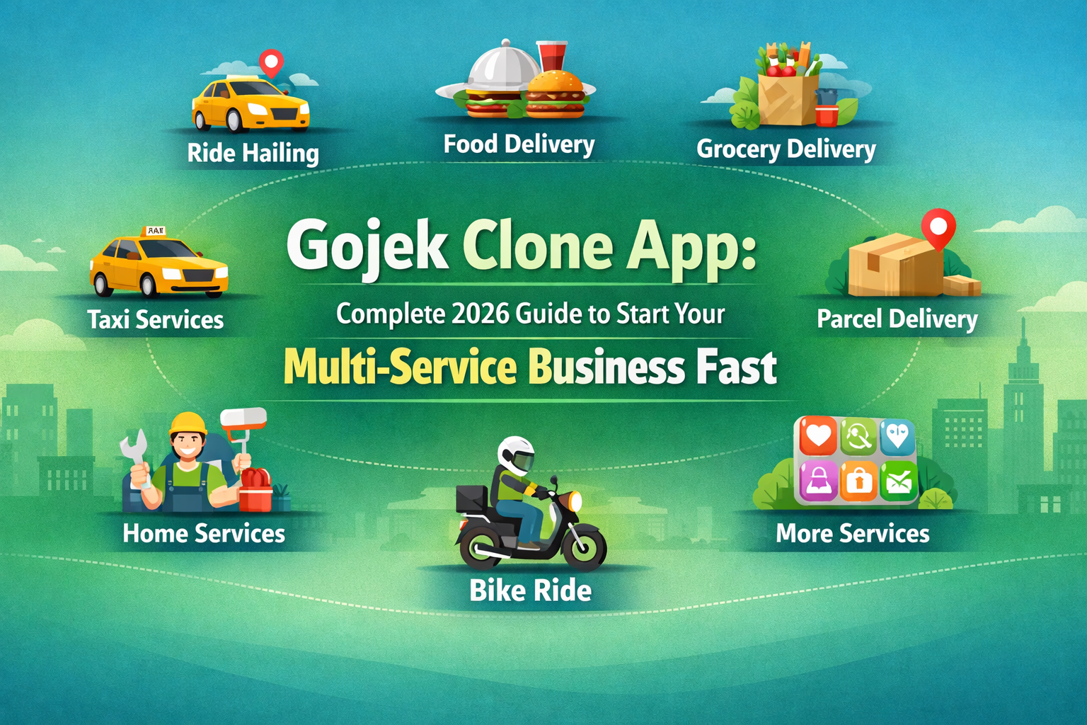Gojek Clone App: Complete 2026 Guide to Start Your Multi-Service Business Fast
