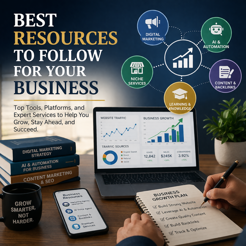 Best Resources to Follow for Your Business The Ultimate Guide to Growth, Strategy, and Success