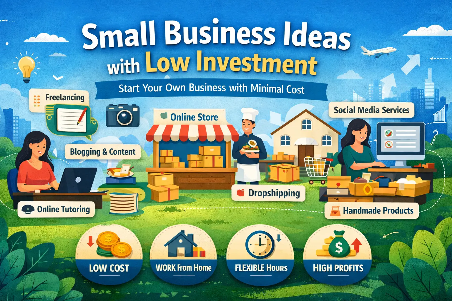 25 Powerful Small Business Ideas With Low Investment for Fast Success