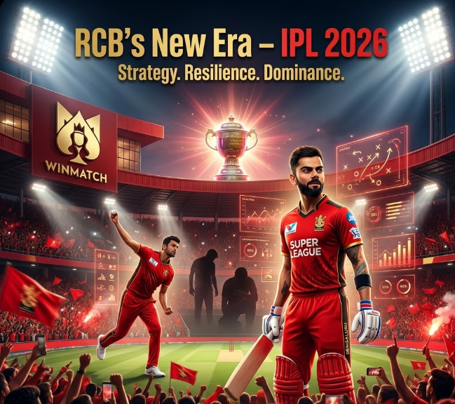 Royal Challengers Bengaluru entering IPL 2026 with strategy, resilience and dominance as defending champions, powered by Winmatch