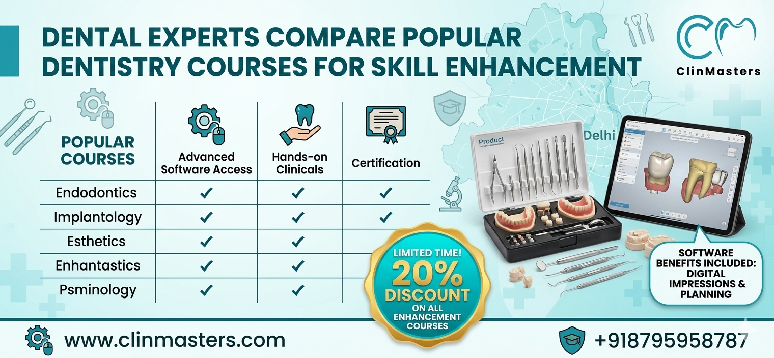Dental Experts Compare Popular Dentistry Courses for Skill Enhancement