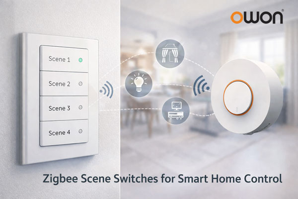 zigbee scene switch wireless and in-wall panel for smart lighting control system