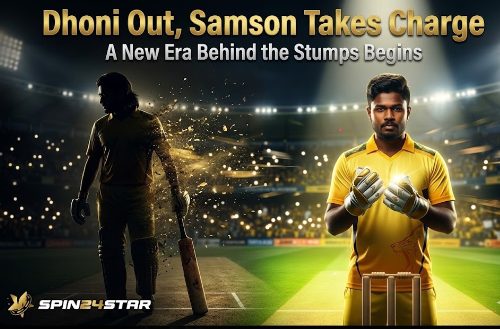 Spin24star: Sanju Samson Replaces Dhoni