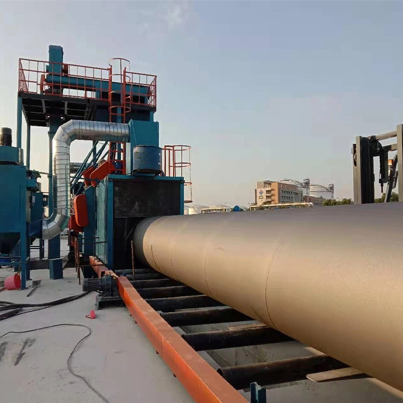 PIPE SHOT BLASTING MACHINE