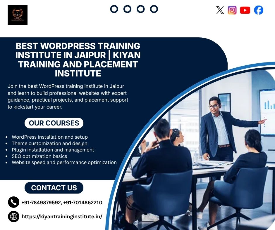 Best WordPress Training Institute in Jaipur 