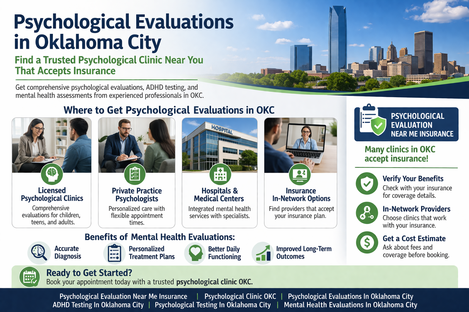 Psychological Evaluations in Oklahoma City: Find Clinics Near You That Accept Insurance