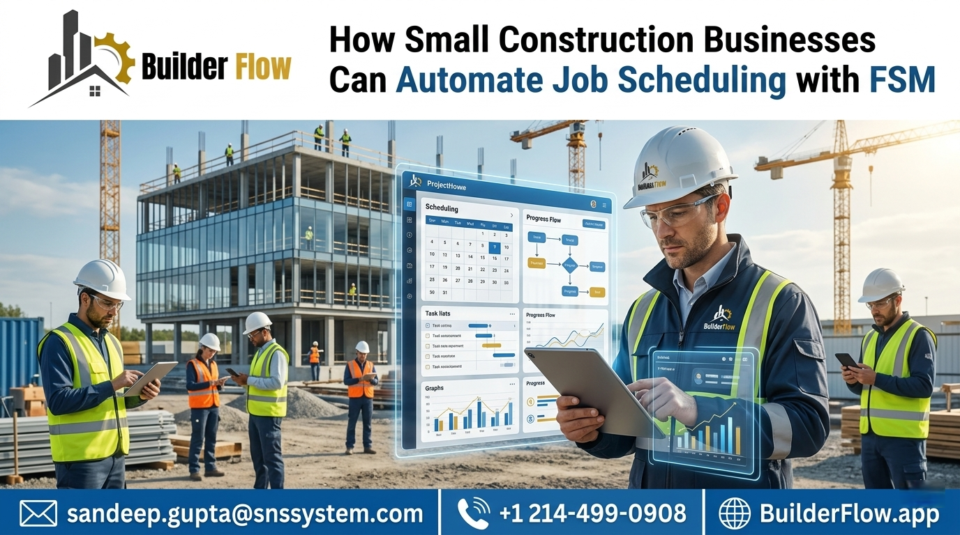How Small Construction Businesses Can Automate Job Scheduling with FSM (Ultimate Step-by-Step Guide to Save Time & Scale Faster)