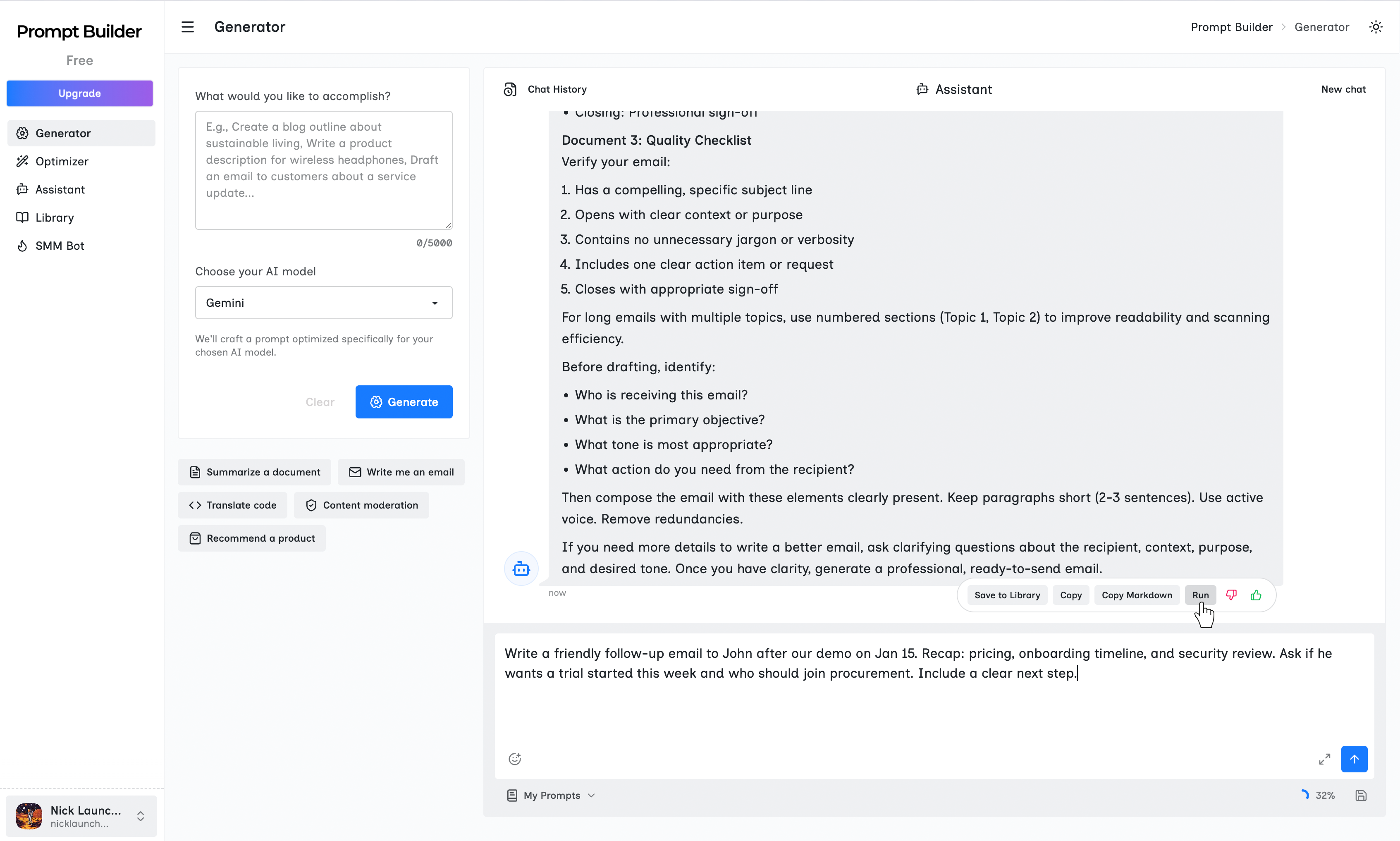 Your AI Prompts Probably Suck. Here's How to Fix That in 30 Seconds