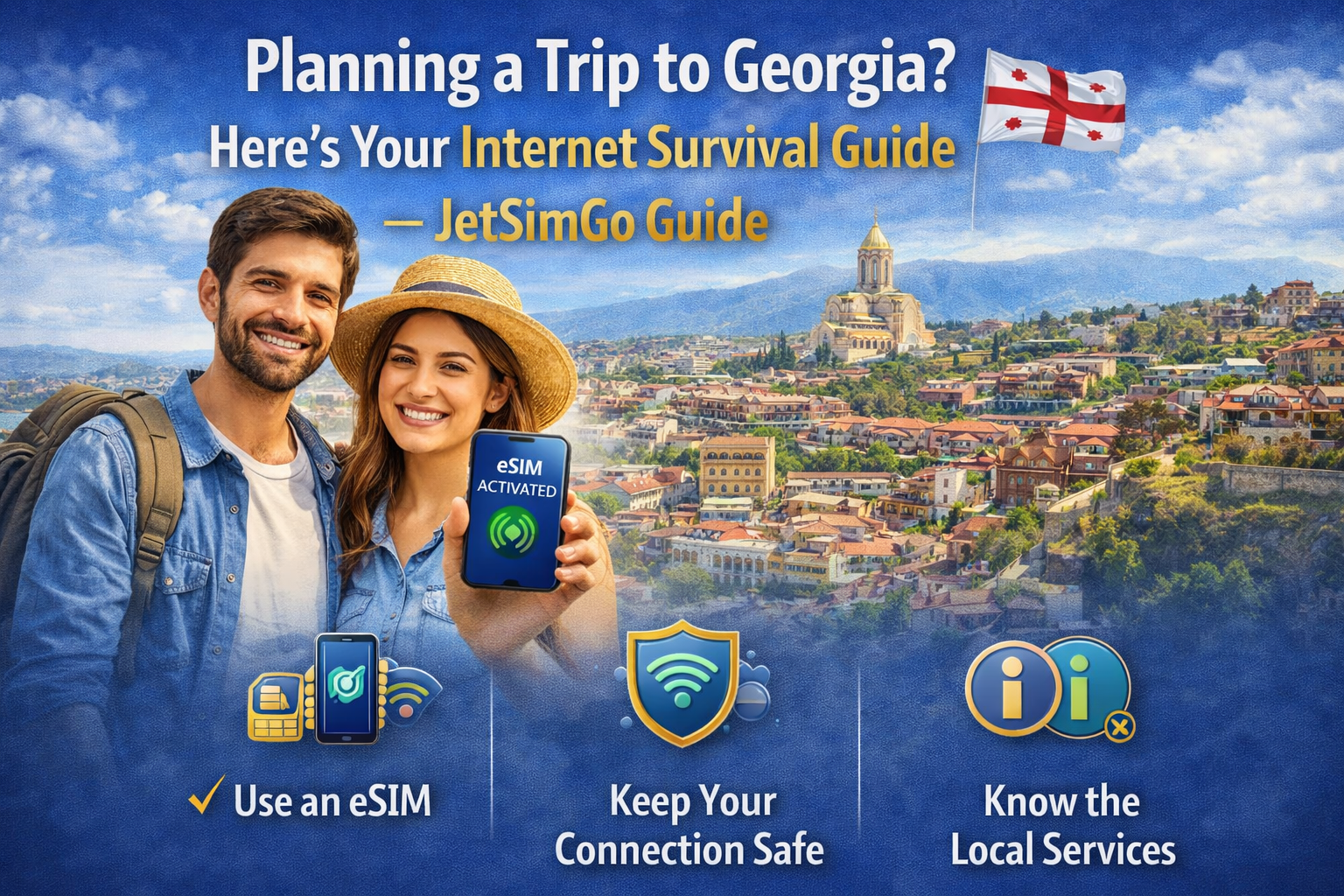 Planning a Trip to Georgia? Here’s Your Internet Survival Guide – JetSimGo Guide