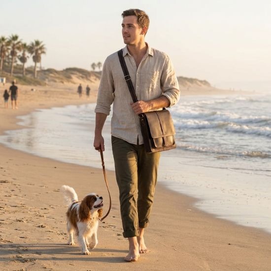 Top 3 stylish leather crossbody bags ready for travel, walks, everyday life