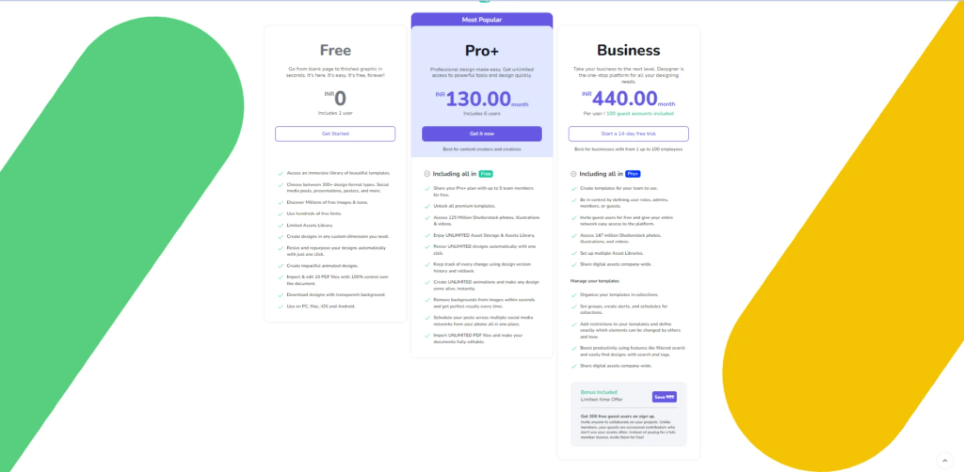 Desygner Pricing