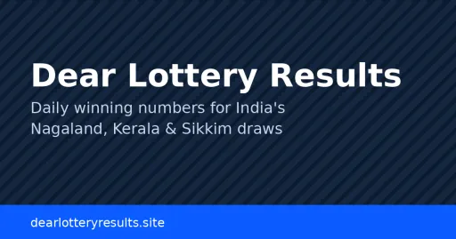 Dear Lottery Results