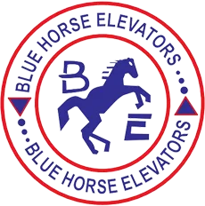 Blue horse elevators