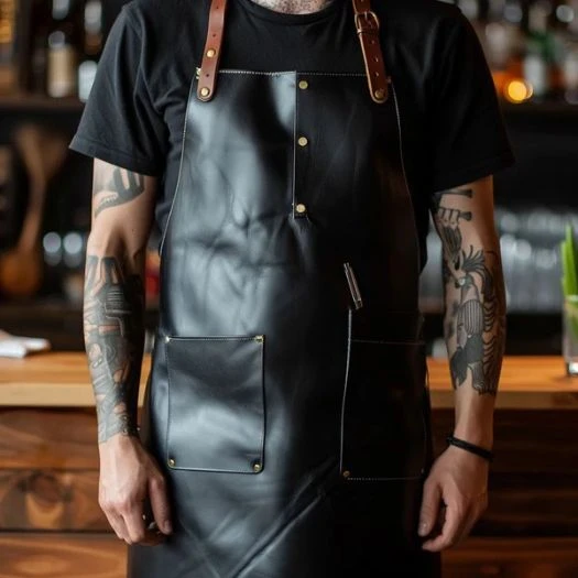 leather bar Apron