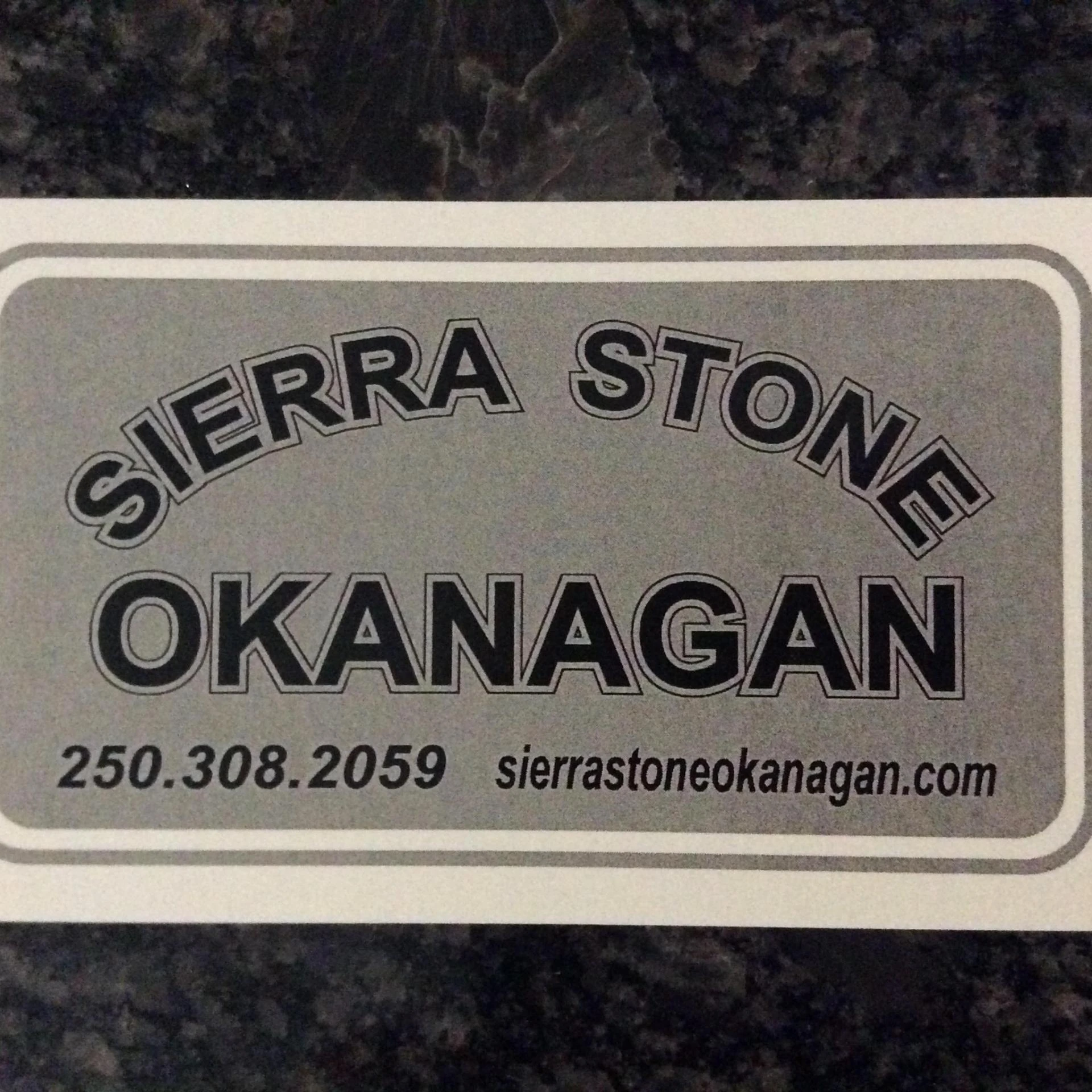 Sierra Stone Okanagan