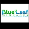 Blue leaf Signage