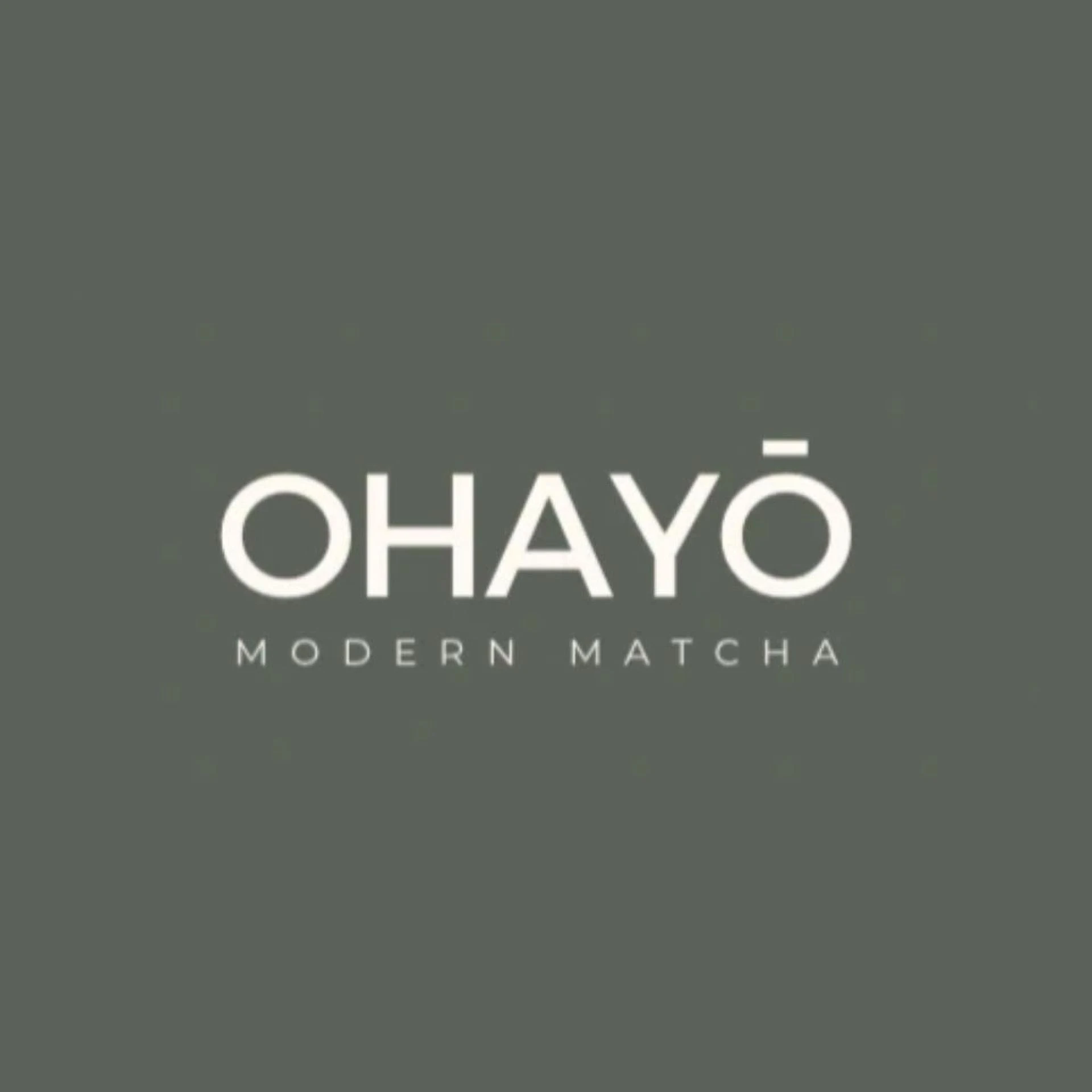 Ohayo Modern Matcha