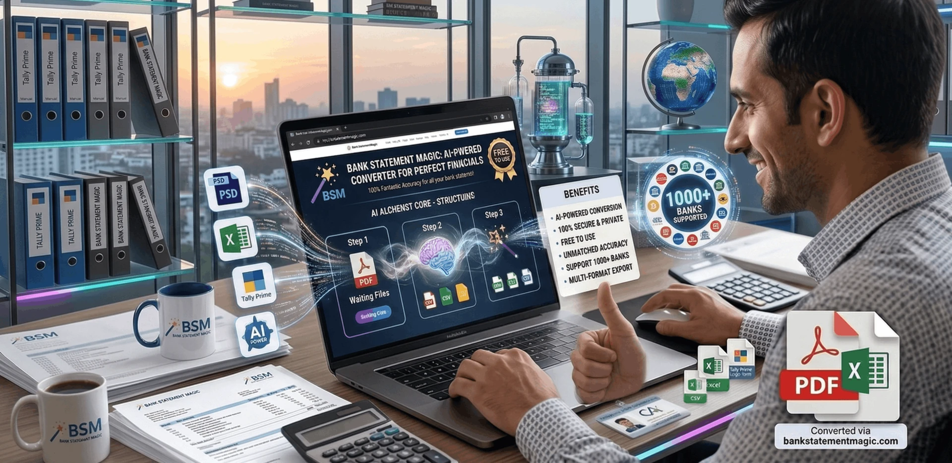 Bank statement magic