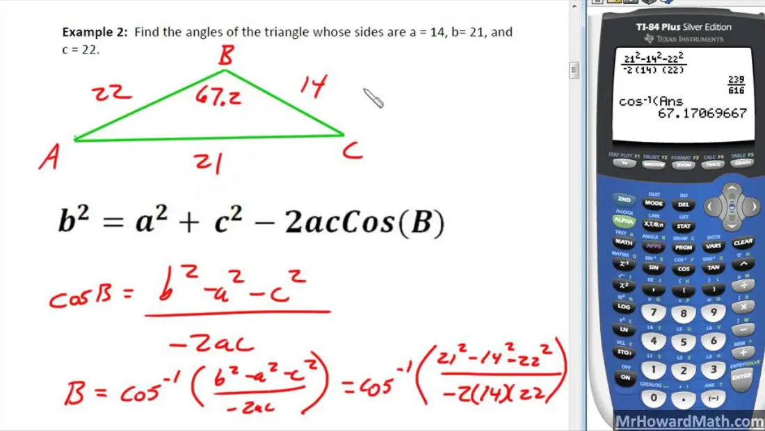 HOW TO USE LAW OF COSINES CALCULATOR? - WriteUpCafe.com