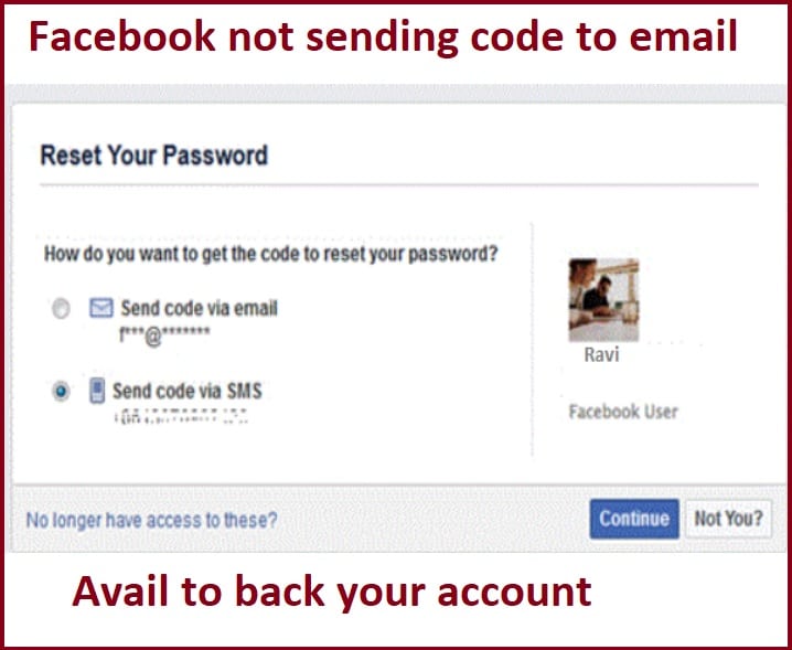 Facebook not sending code to email -5f04c9d5
