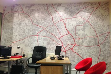 Wall maps