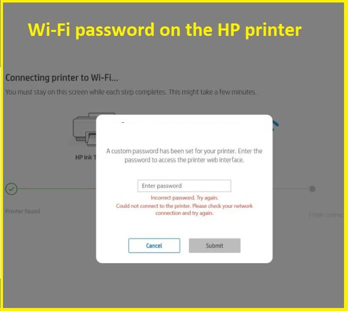 change Wi-Fi password on the HP printer -47fadc7e