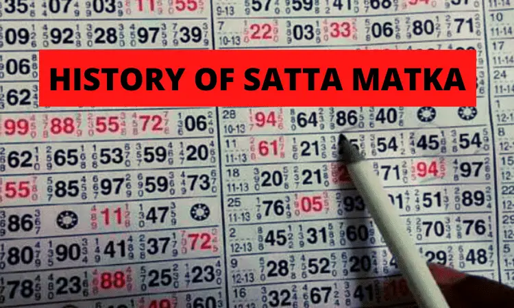 History of Satta Matka