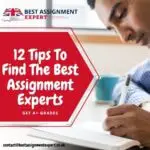 12 Tips To Find The Best Assignment Experts-22dee9fb