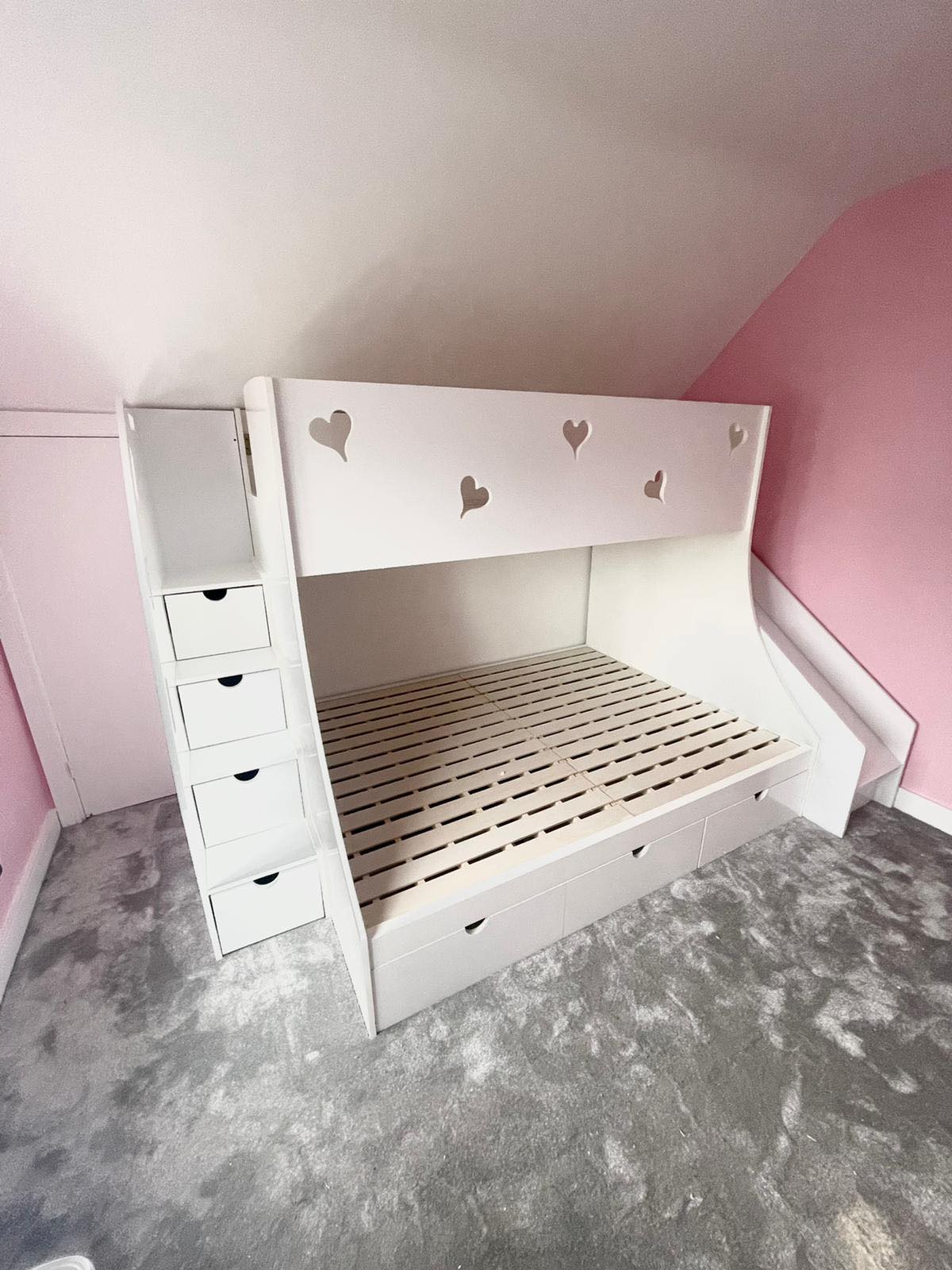 bunk bed with slide-ab8aa68d