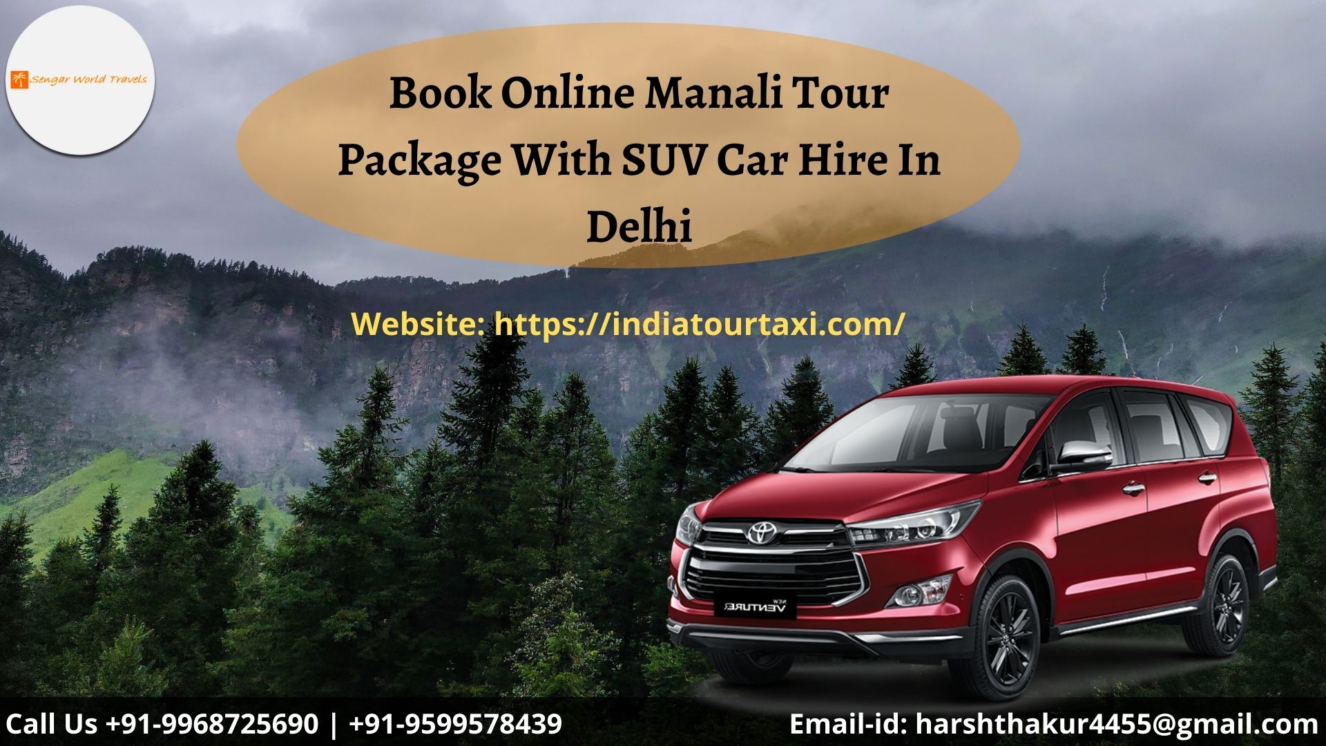 Book Online Manali Tour Package With SUV Car Hire In Delhi-2a42c679
