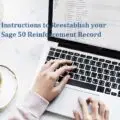 Instructions to Reestablish your Sage 50 Reinforcement Record-120d6e55
